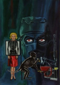 X, The Man With The X-Ray Eyes (after George Wilson's Gold Key comic cover)